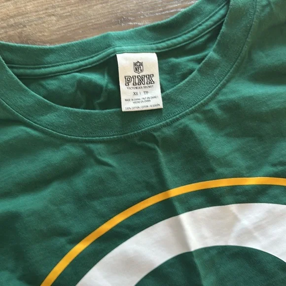 PINK Victoria’s Secret Greenbay Packers long sleeve - Picture 2 of 4
